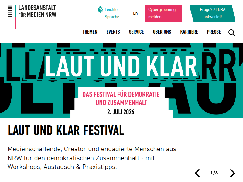 Da kannste sagen, was du willst. Artikel 5, Grundgesetz - Landesanstalt für Medien NRW