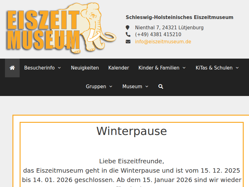 Museumsfest am 05. Mai | Eiszeitmuseum