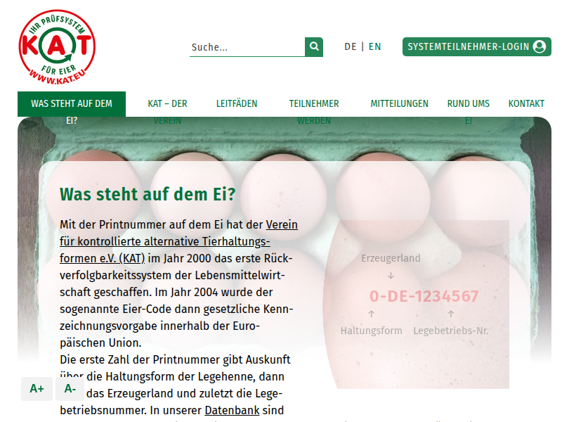 Was steht auf dem Ei? - KAT-Verein