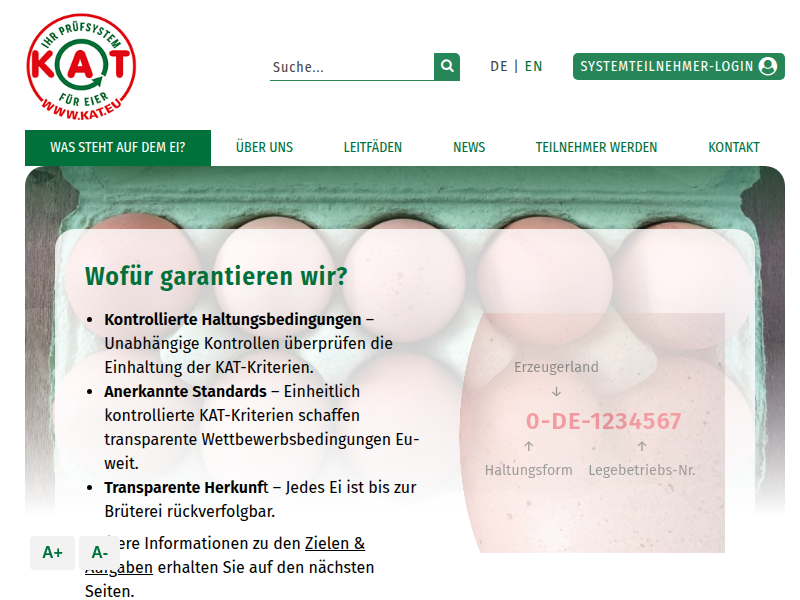 PM_KAT 2-Jahresbilanz Verbot Kükentöten - Was steht auf dem Ei? - KAT-Verein