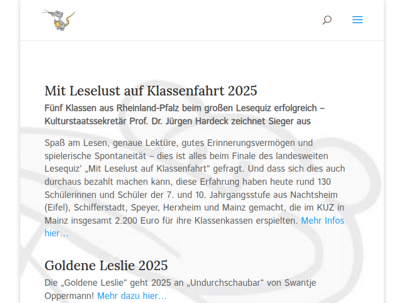 Die Goldene Leslie – Archiv | Leselust