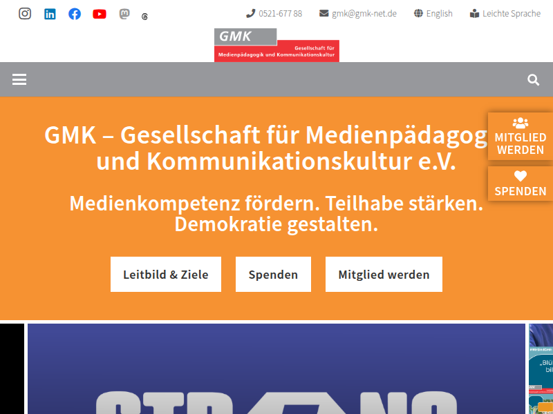 Anhörung im Ausschuss für Europa, Medien, Ehrenamt und Sport des Thüringer Landtags zum Antrag der Fraktionen der CDU, des BSW und der SPD, VORLAGE 8/690 – GMK