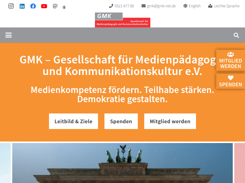 Anhörung im Ausschuss für Europa, Medien, Ehrenamt und Sport des Thüringer Landtags zum Antrag der Fraktionen der CDU, des BSW und der SPD, VORLAGE 8/690 – GMK