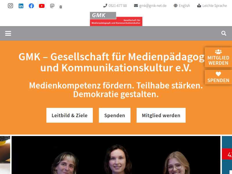 Anhörung im Ausschuss für Europa, Medien, Ehrenamt und Sport des Thüringer Landtags zum Antrag der Fraktionen der CDU, des BSW und der SPD, VORLAGE 8/690 – GMK