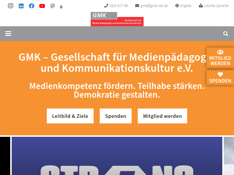 Anhörung im Ausschuss für Europa, Medien, Ehrenamt und Sport des Thüringer Landtags zum Antrag der Fraktionen der CDU, des BSW und der SPD, VORLAGE 8/690 – GMK