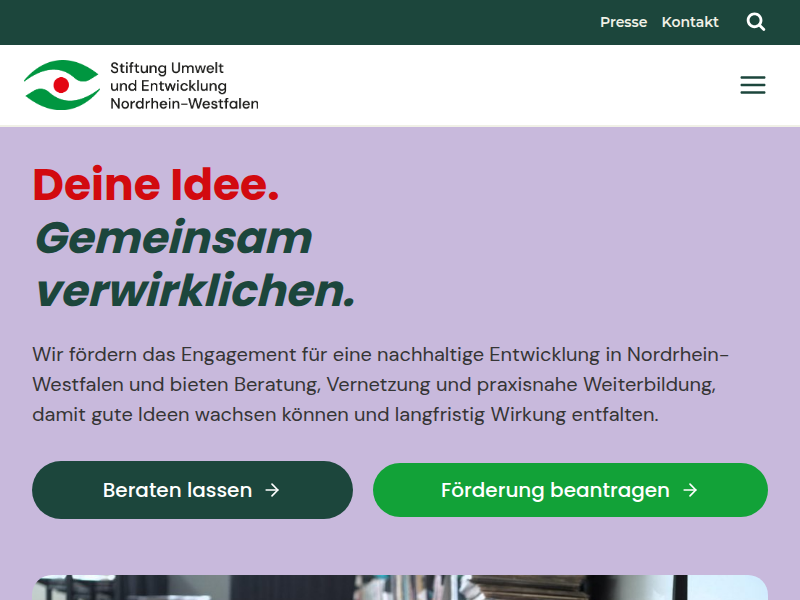 weiter_wirken - Stiftung Umwelt und Entwicklung Nordrhein-Westfalen