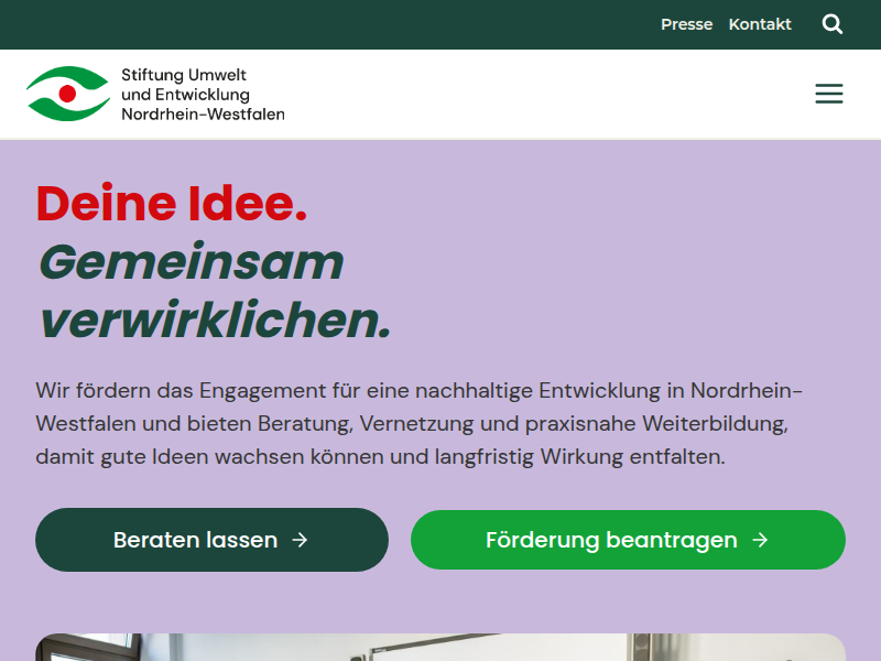 weiter_wirken - Stiftung Umwelt und Entwicklung Nordrhein-Westfalen