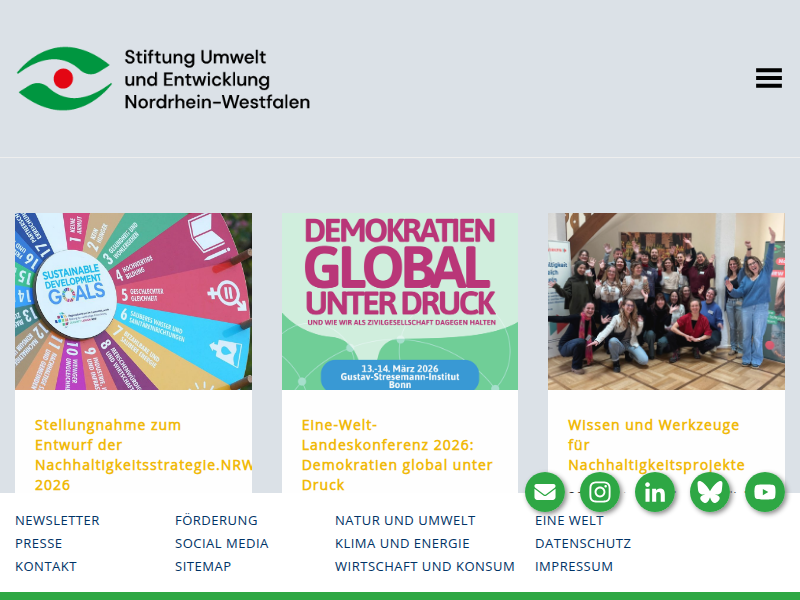 Projekt AckerBildung für Engagementpreis NRW 2025 nominiert – Stiftung Umwelt und Entwicklung Nordrhein-Westfalen