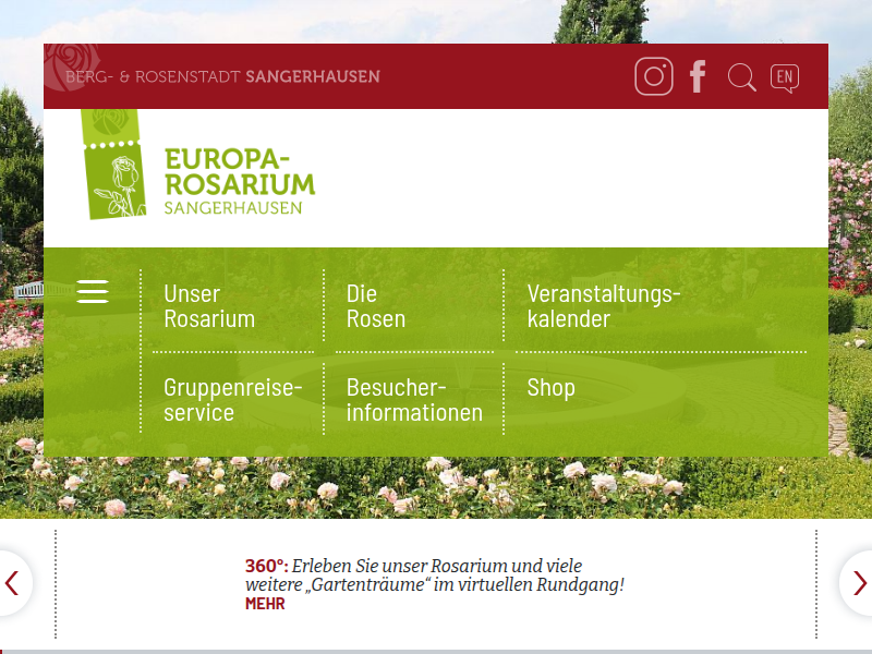 Highlights - Europa-Rosarium Sangerhausen