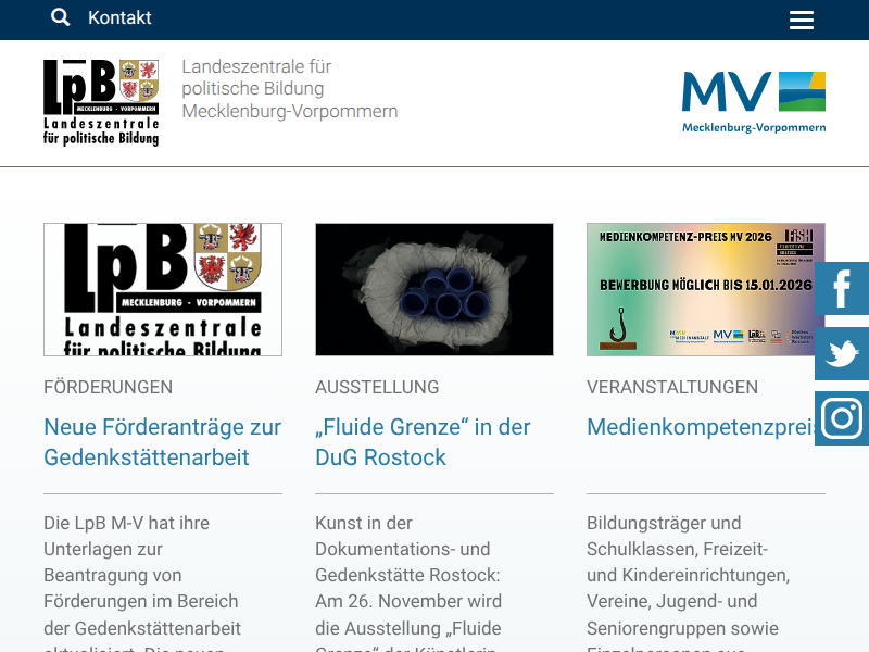 Publikationen: lpb-mv