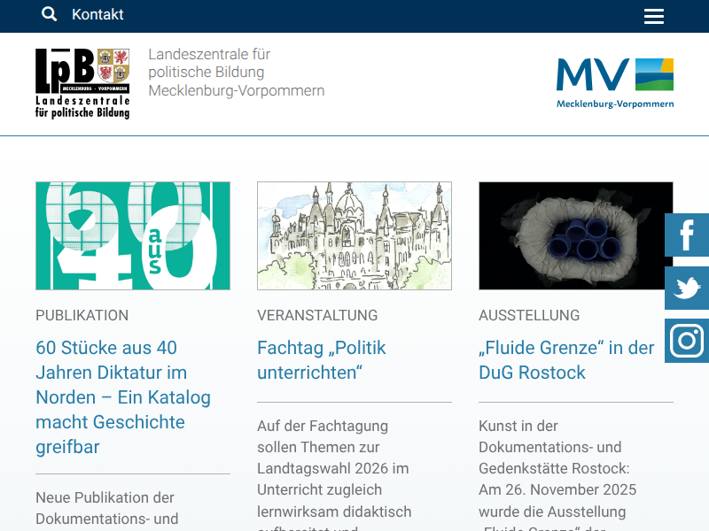 Publikationen: lpb-mv