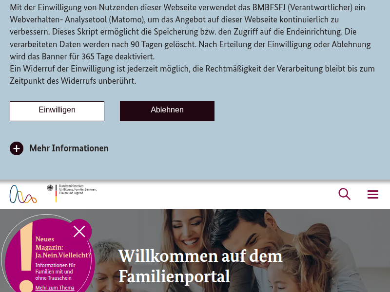 Gebärdensprache | Familienportal des Bundes
