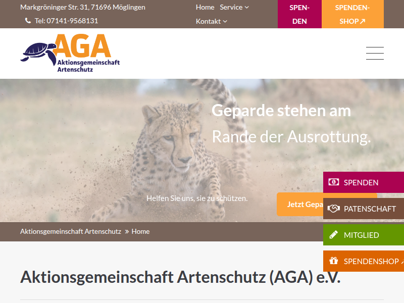 Auszeichnungen - Aktionsgemeinschaft Artenschutz