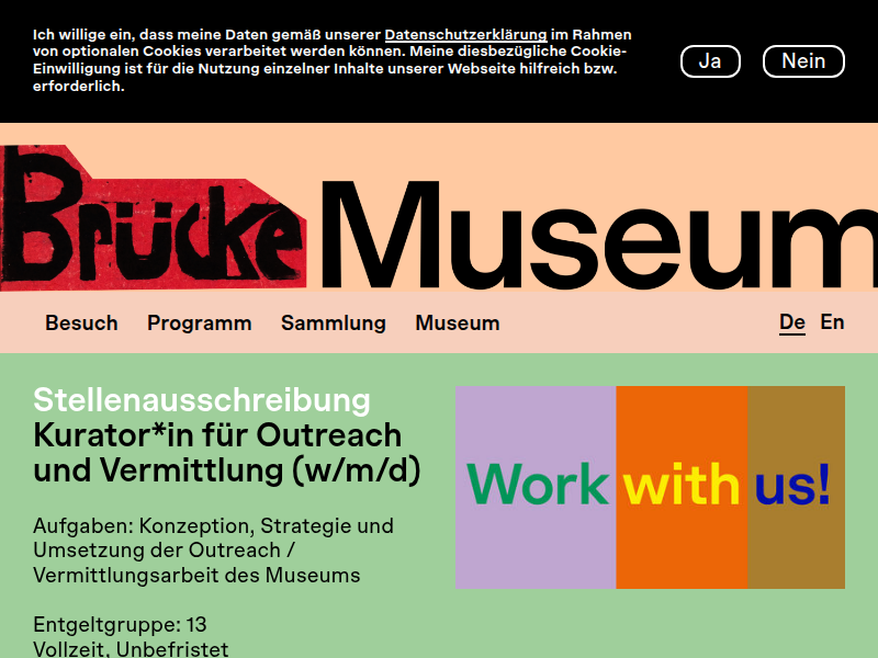 Brücke-Museum | Art After Hours Abendöffnung der Ausstellung ars viva 2022 mit Musik und Drinks