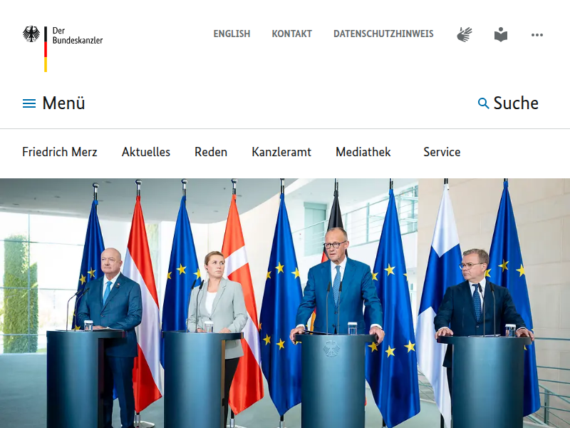 Pressekonferenz von Kanzler Merz und António Costa | Bundesregierung