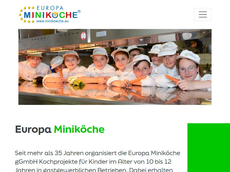 Europa Miniköche Riesaer Makkaronis: Die Europa Miniköche