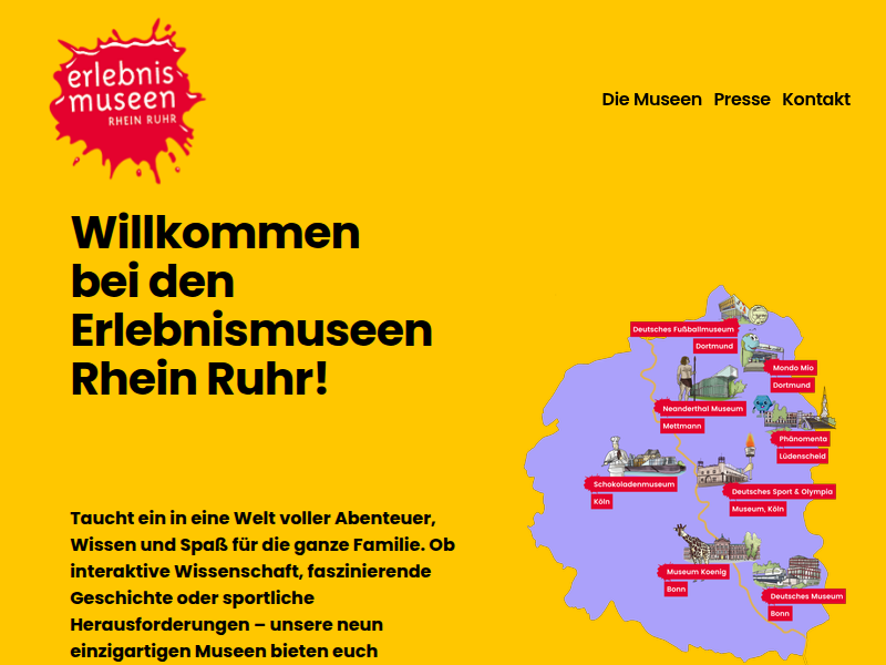 Sommer in den Erlebnismuseen — Erlebnismuseen Rhein Ruhr