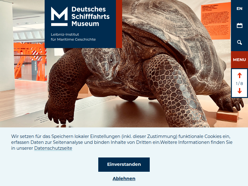 Archivalie des Monats: Seekarte Paskaart vande Iade, Weser en Elve