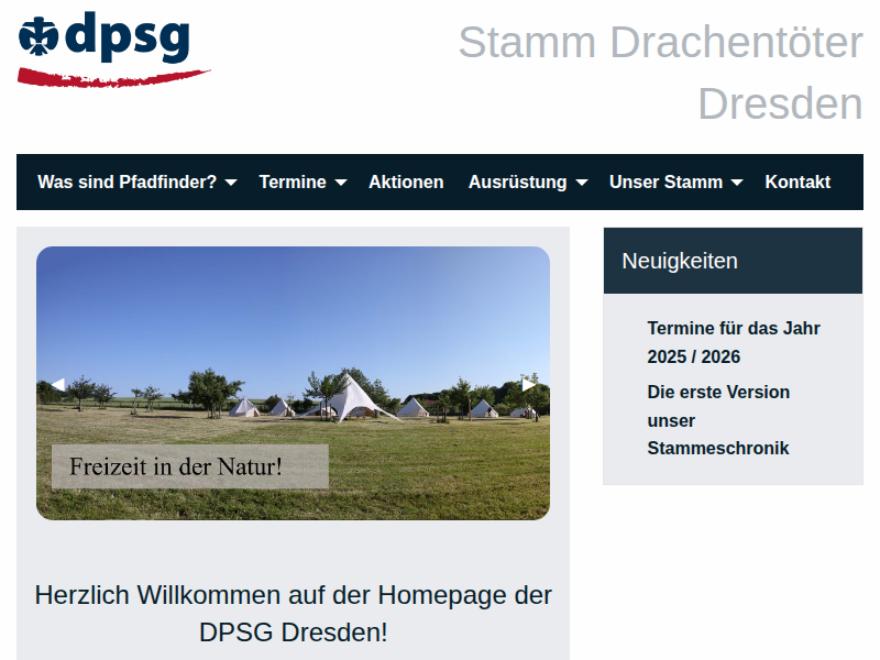 DPSG - Dresden -- Chronik