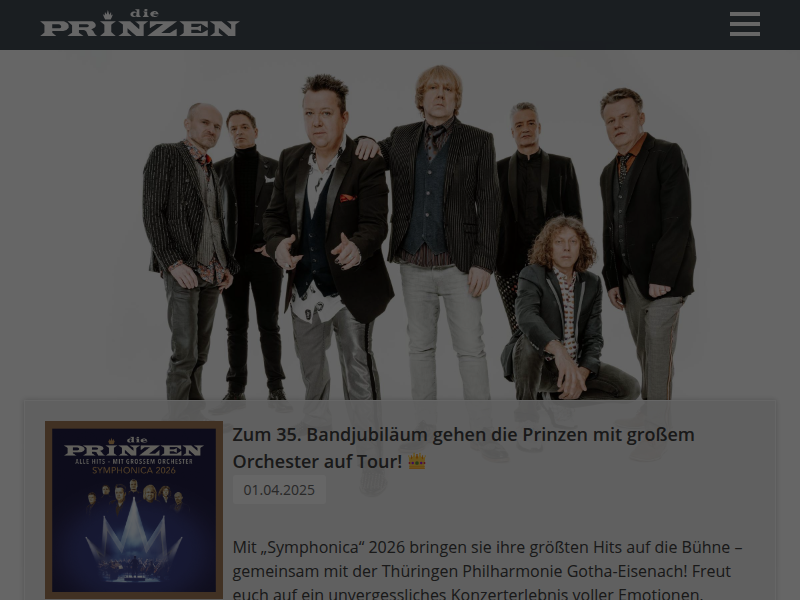 News Archiv - Die Prinzen