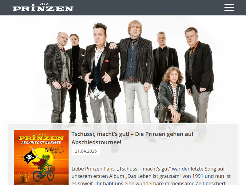 News Archiv - Die Prinzen