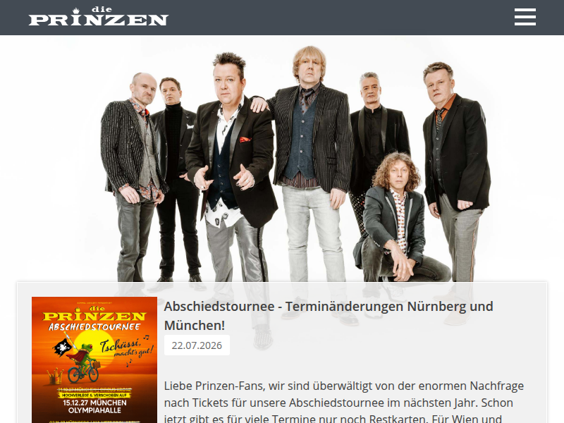News Archiv - Die Prinzen