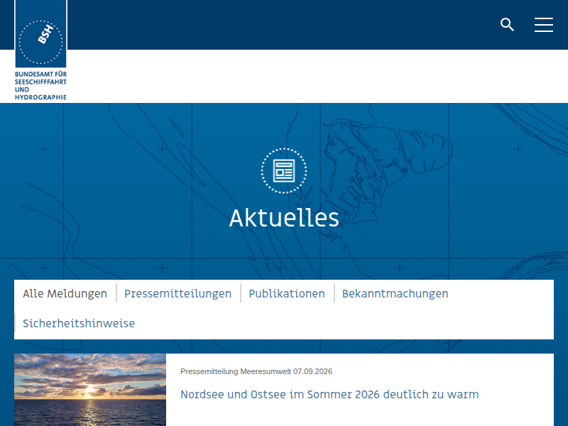 BSH - Wetterlagenuebergaenge