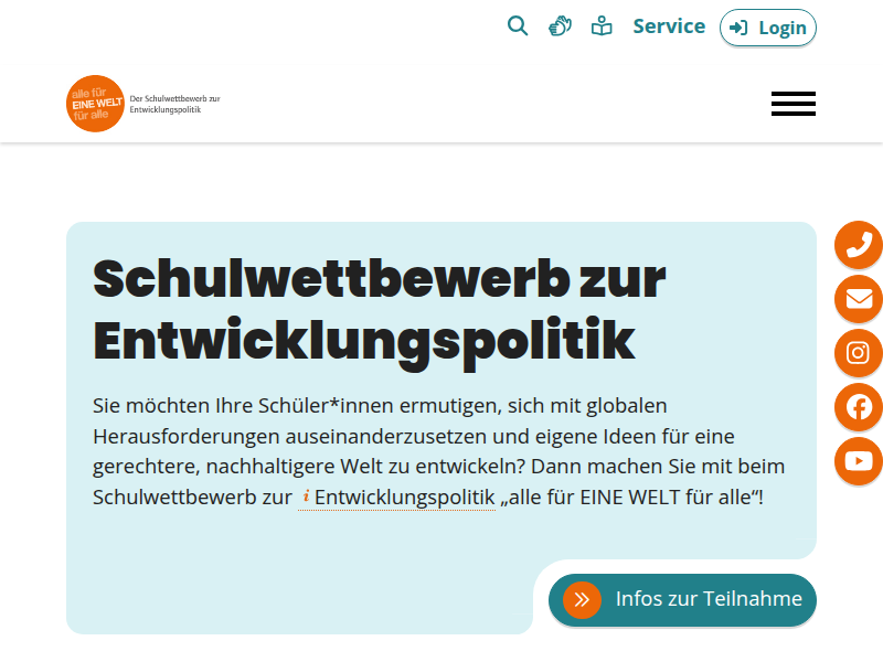 Das Netzwerk des Schulwettbewerbs zur Entwicklungspolitik - EWFA