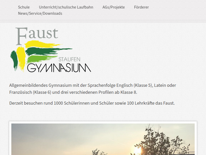 Faust-Gymnasium :: Faust in der Presse :: Staufen