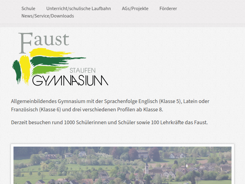 Faust-Gymnasium :: Detail Ansicht :: Staufen