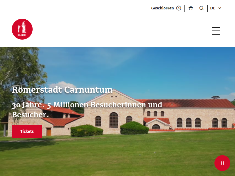 Para bellum – Carnuntum als militärisches Zentrum am Donaulimes | Römerstadt Carnuntum