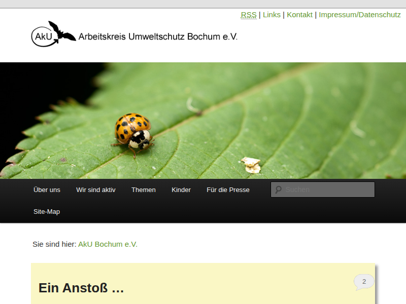 AkU Bochum e.V. | Mückenfledermaus