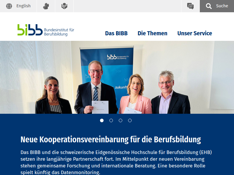 BIBB / Digitale Innovationen und Transparenz für den Weiterbildungsmarkt