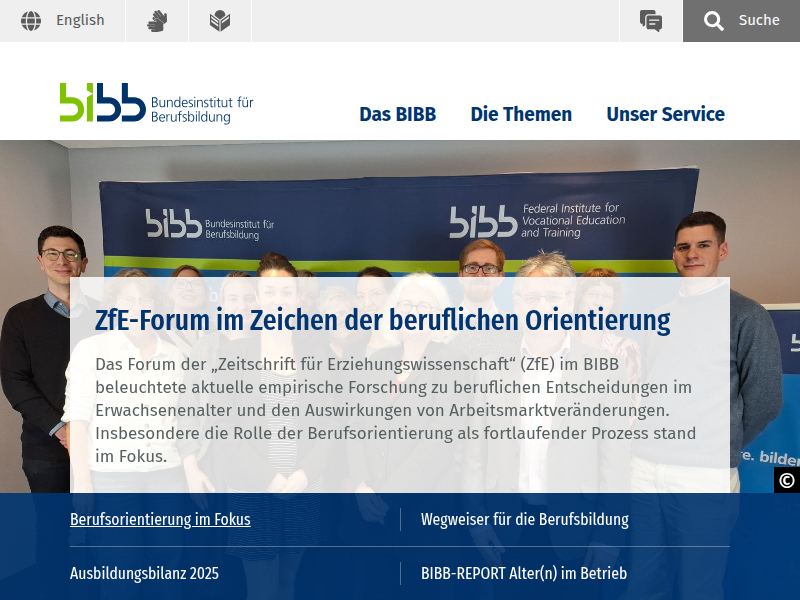BIBB / Schweizer Berufsbildungsexperten besuchen BIBB