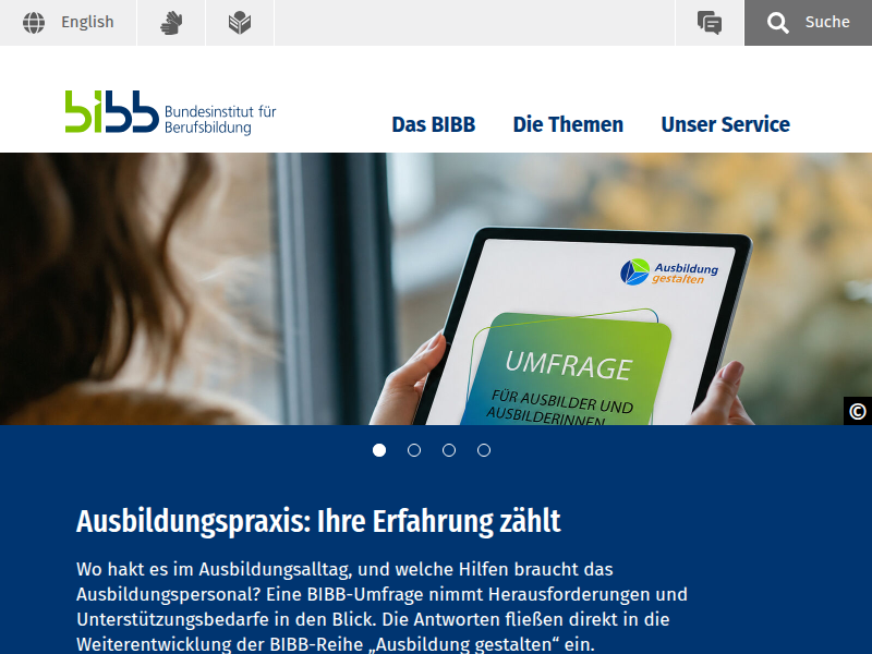 BIBB / Veränderungsbereitschaft ist Grundvoraussetzung