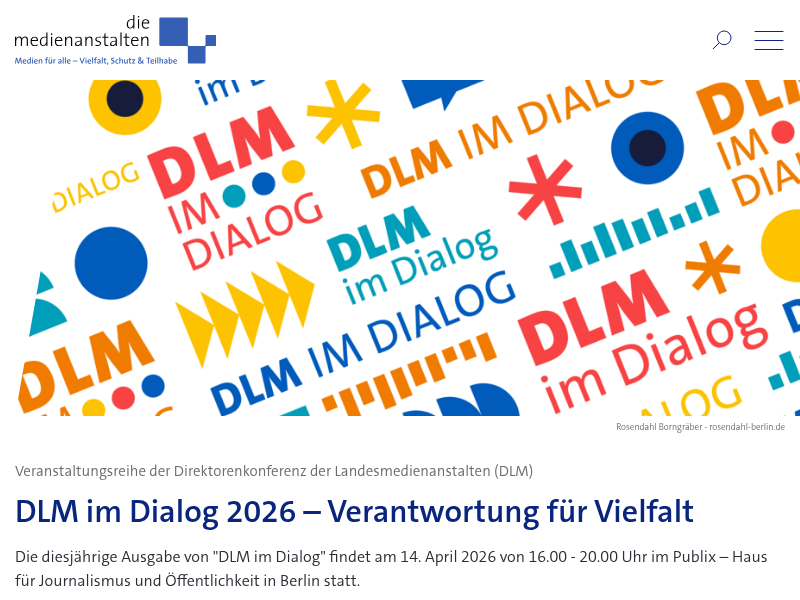 Safeguarding Freedom - Protecting Democracy | die-medienanstalten.de