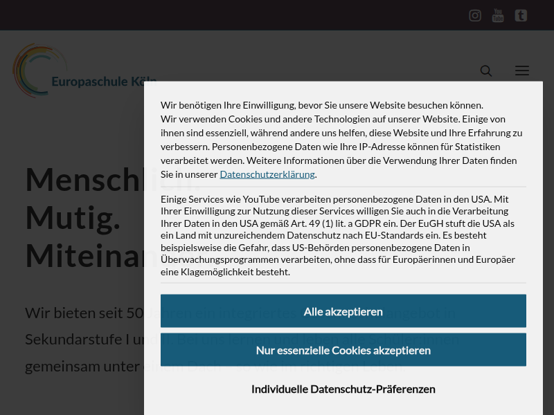"Schulradeln" für's Klima - Europaschule Köln