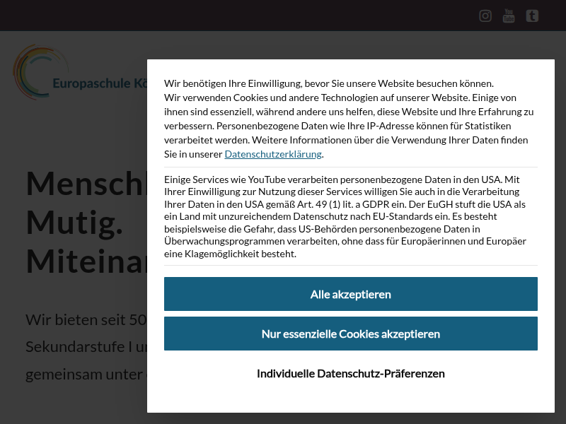 Besuch der portugiesischen Generalkonsulin - Europaschule Köln