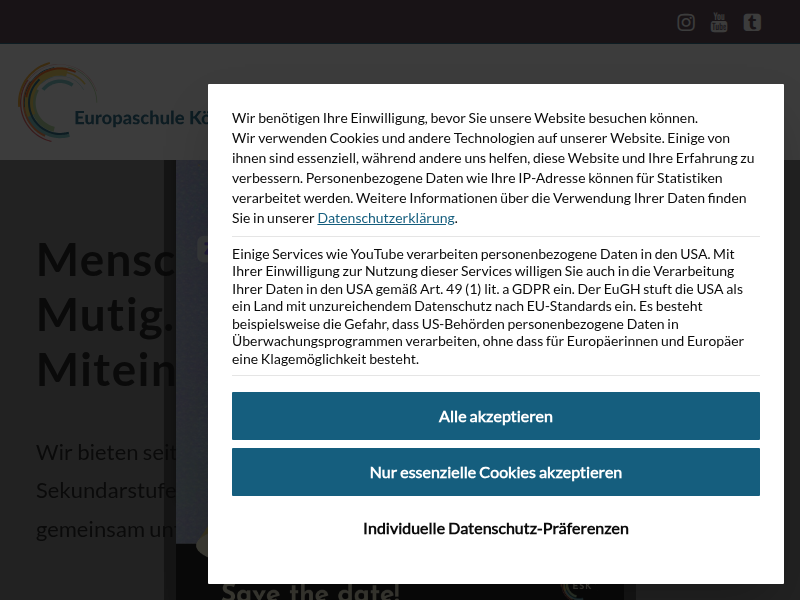 Europaschule - Europaschule Köln