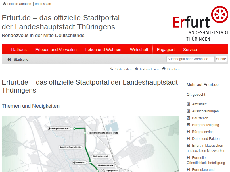 Abfall und Entsorgung | Erfurt.de