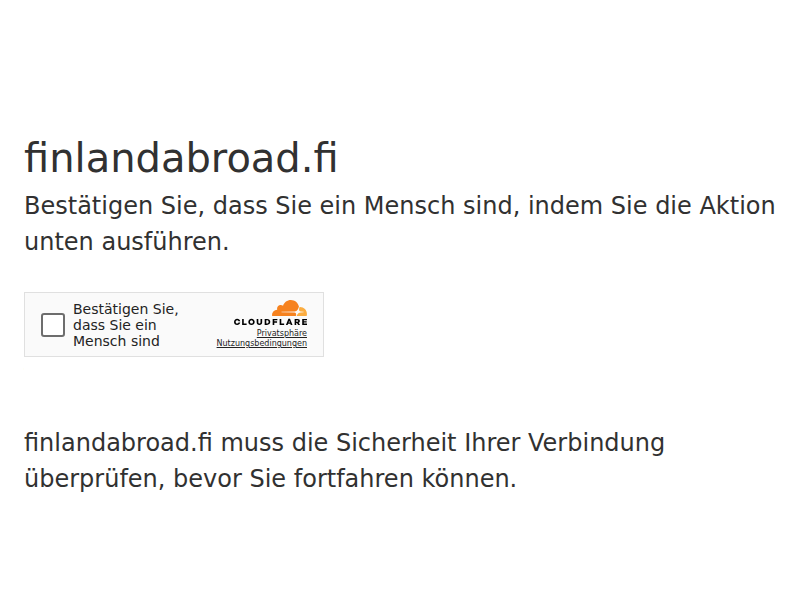 Accessibility statement, um.fi and finlandabroad.fi - Finland abroad