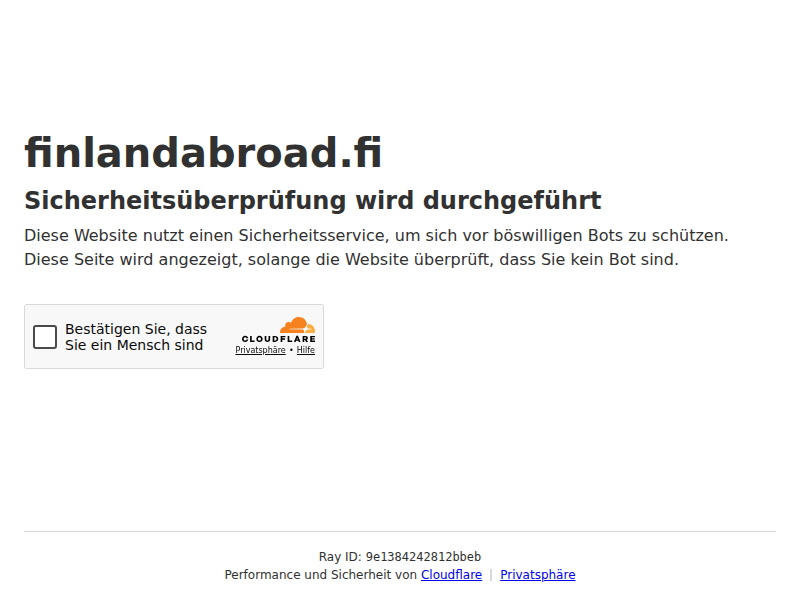 Accessibility statement, um.fi and finlandabroad.fi - Finland abroad