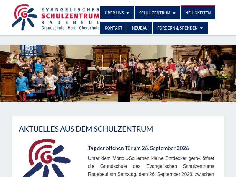 Weihnachten in den Radebeuler Kirchen - Evangelisches Schulzentrum Radebeul
