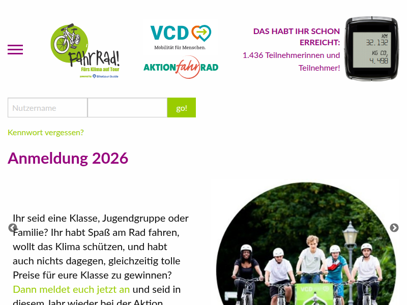 Die Tour | VCD Klimatour