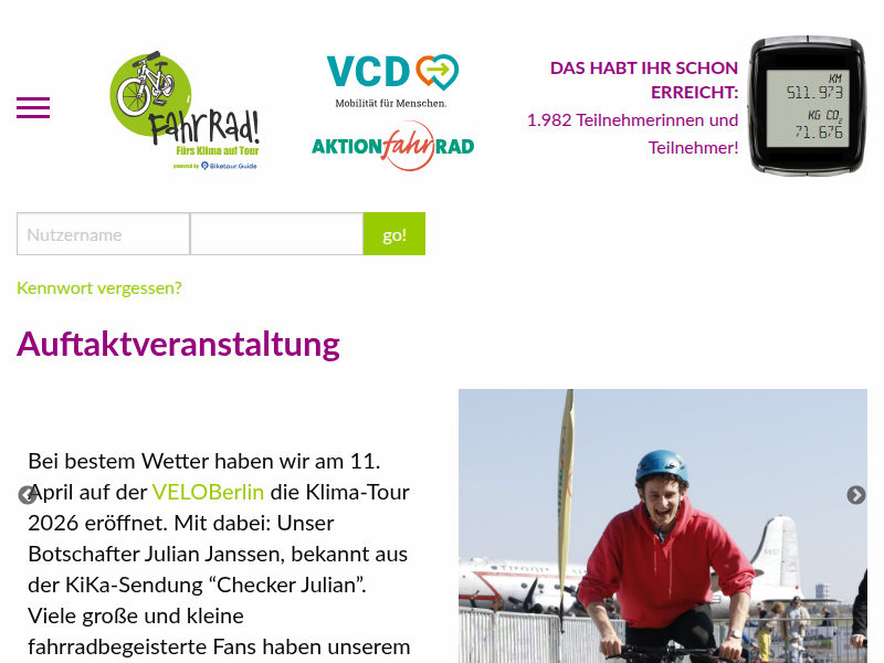 404 | VCD Klimatour