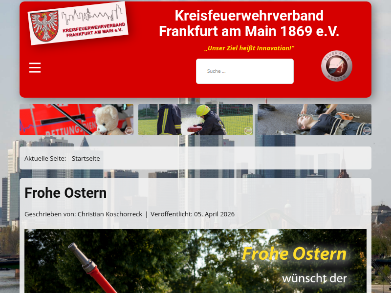 Kreisfeuerwehrverband Frankfurt am Main e.V. – „Die schnelle Truppe aus Griesheim on Tour“