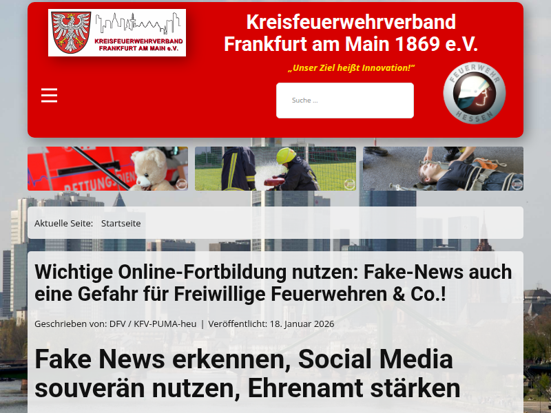 . – Wichtige Kameradenhilfe: Frankfurter Feuerwehr-Haupt- und Ehrenamt wiederholt Hand in Hand erfolgreich