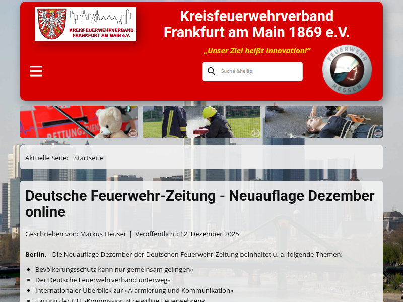 Kreisfeuerwehrverband Frankfurt am Main e.V. – Spaten marsch fürs neue Feuerwehrhaus