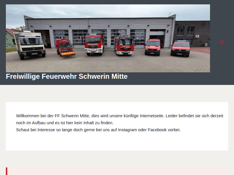 FF Schwerin Warnitz – Freiwillige Feuerwehr Schwerin Mitte