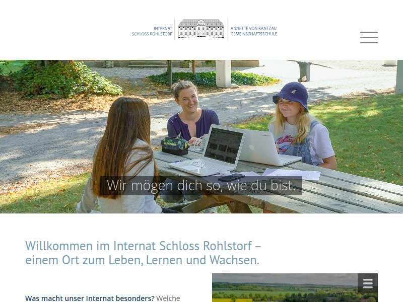 Datenschutzerklärung - Internat Schloss Rohlstorf